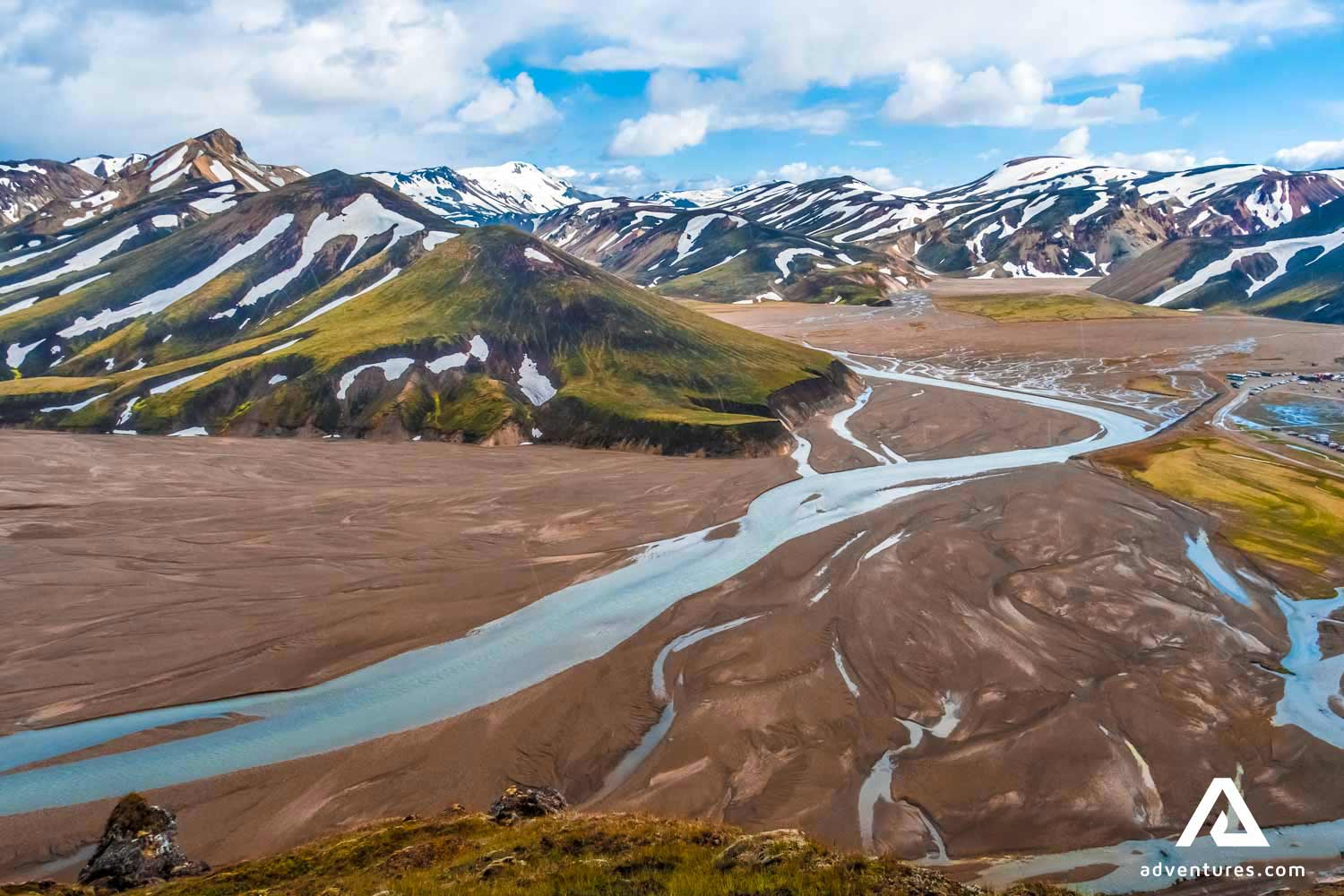 fjallabak nature reserve mountains view in iceland