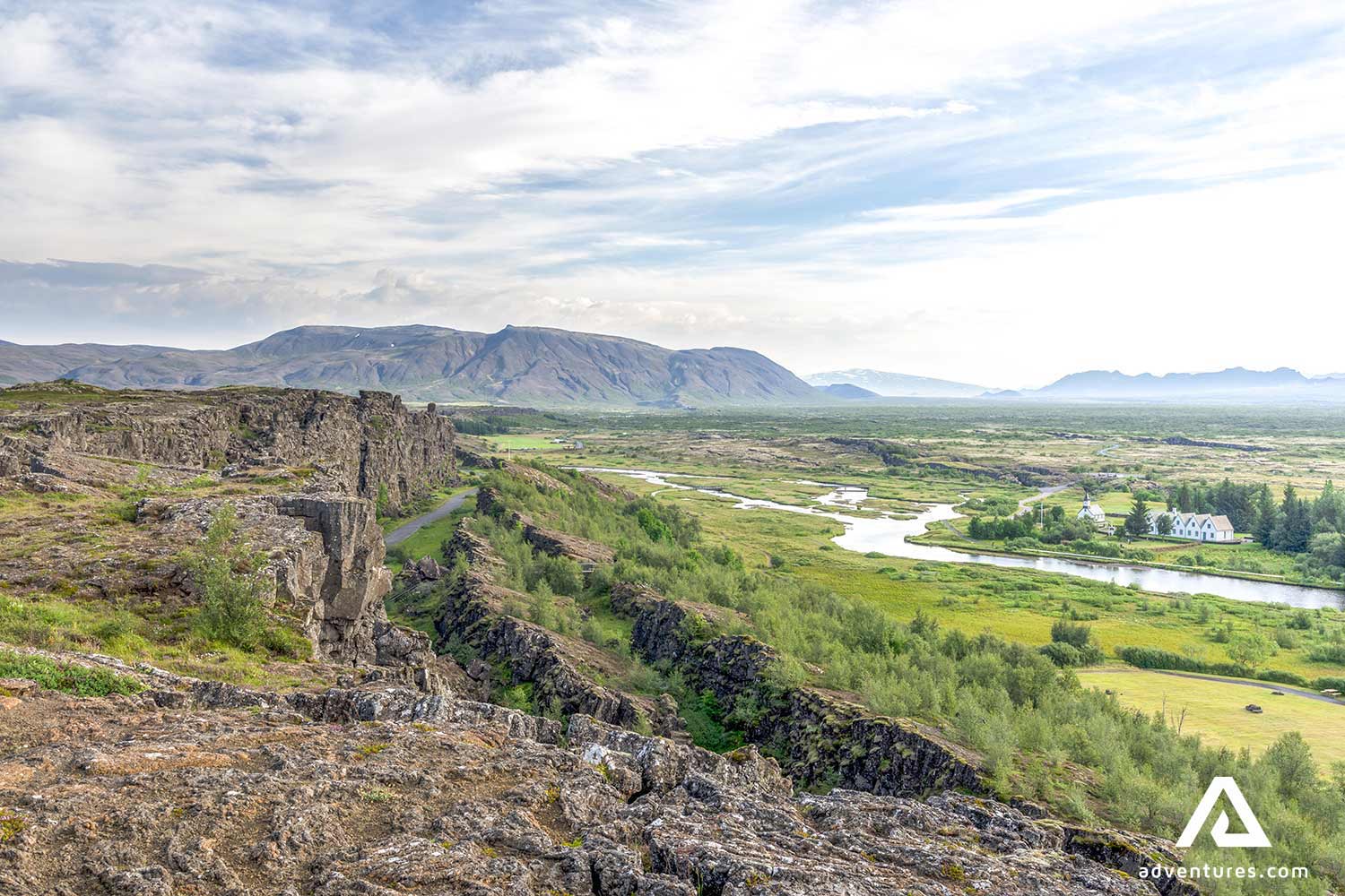 landscape view of thingvellir