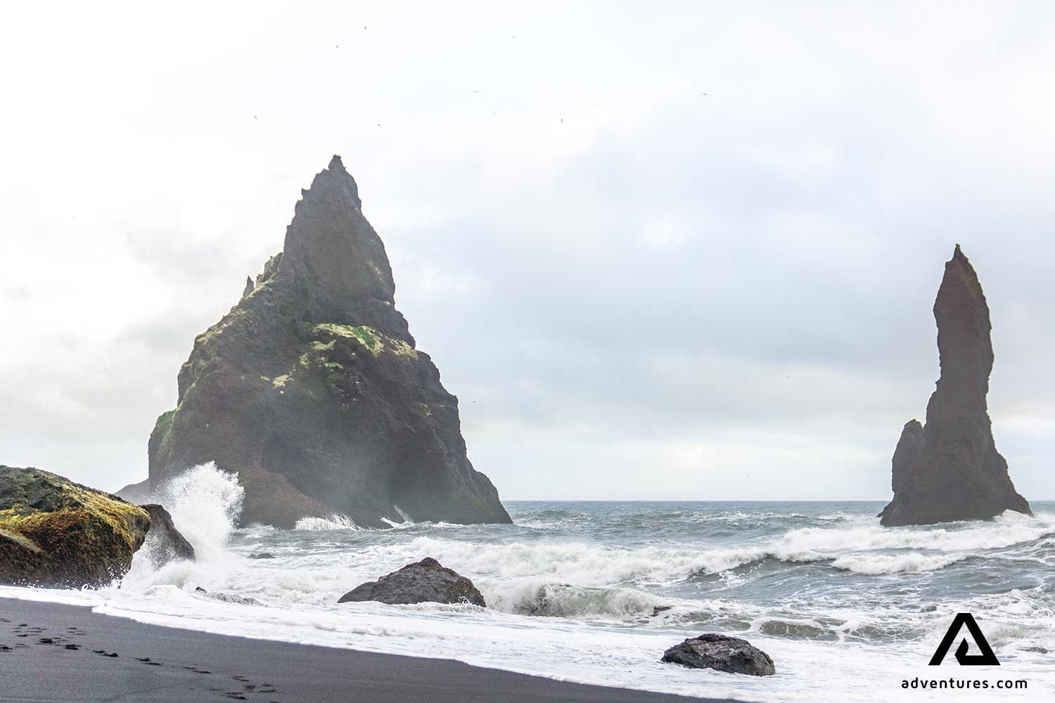 reynisdrangar cliffs in reynisfjara