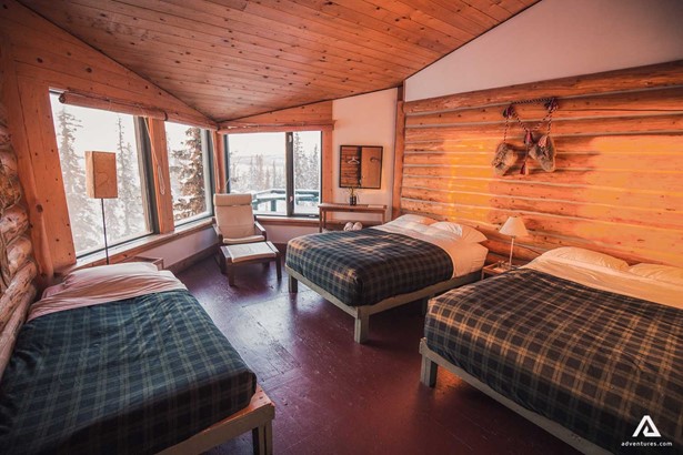 Cozy wooden lodge
