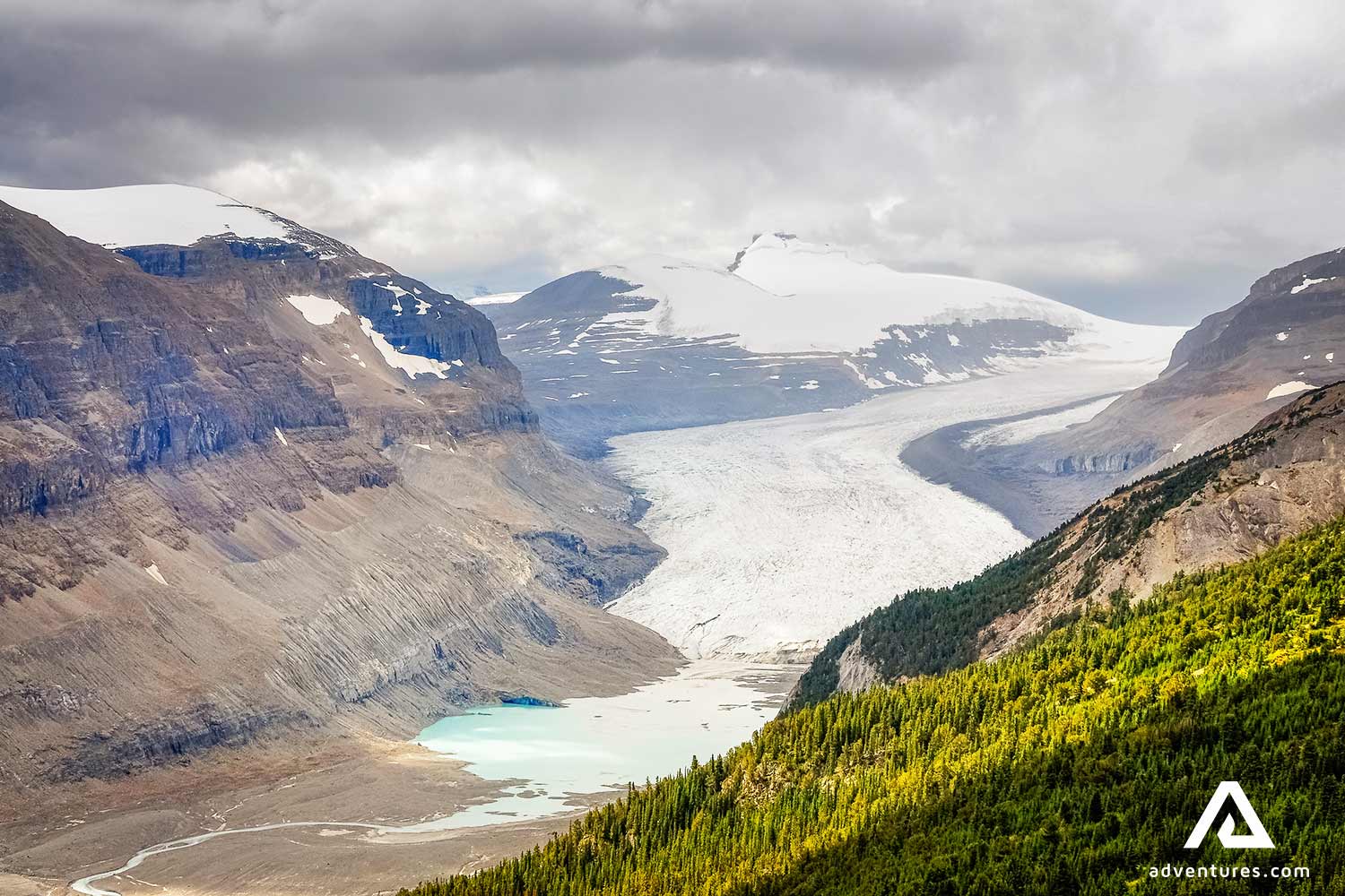 Saskatchewan Glacier View in canada
