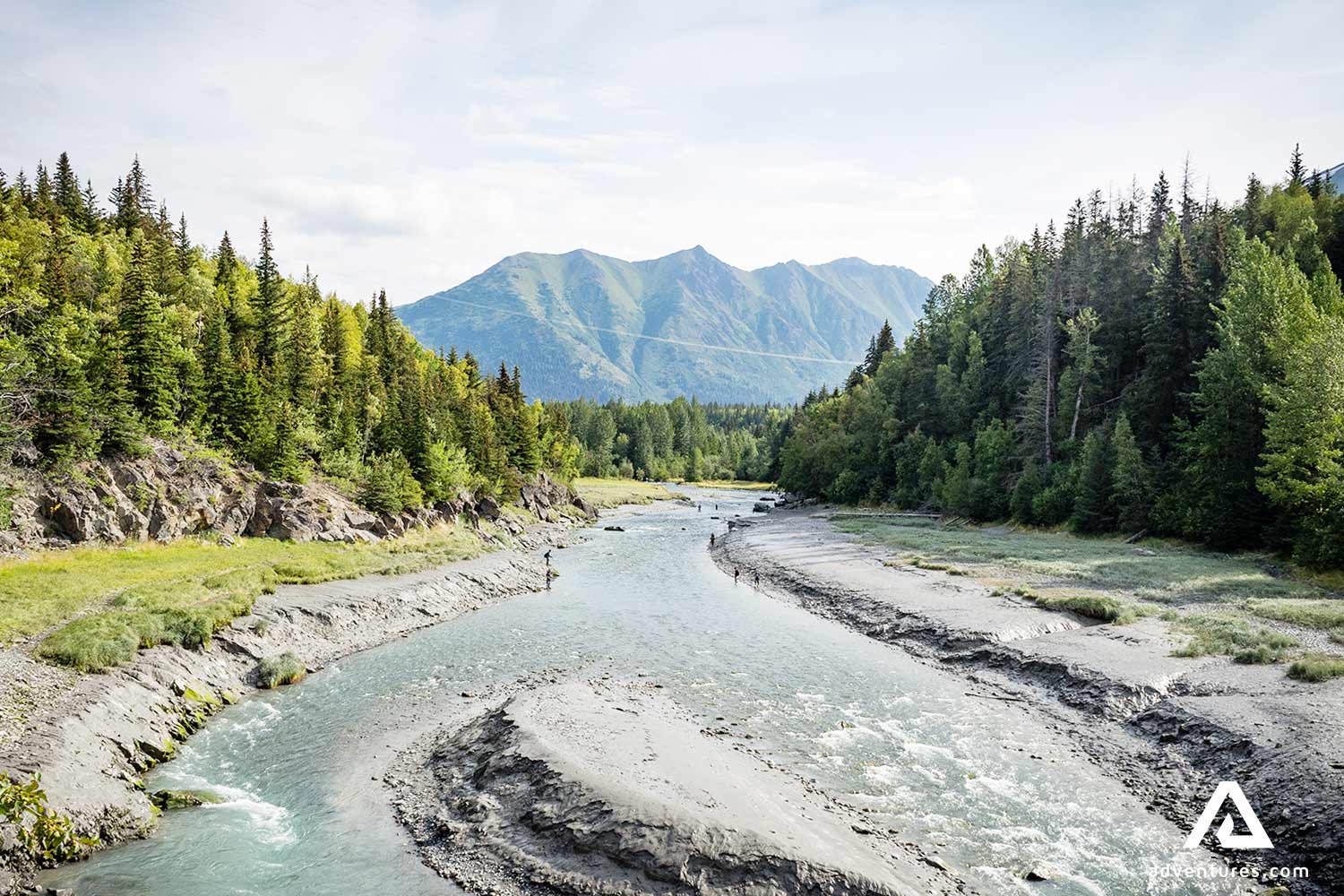 haines junction river in alaska
