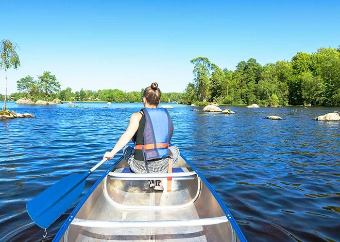 Canoeing adventures in Sweden