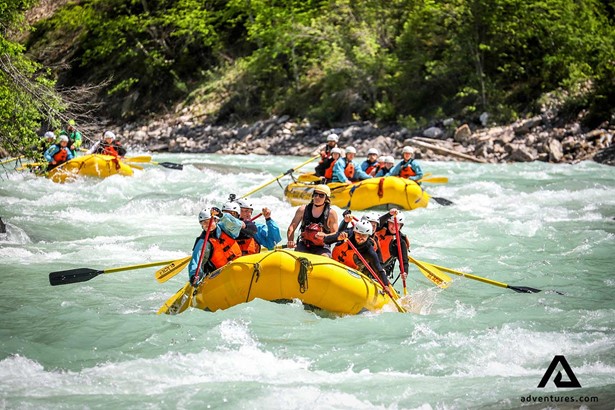white water rafting in british columbia in canada