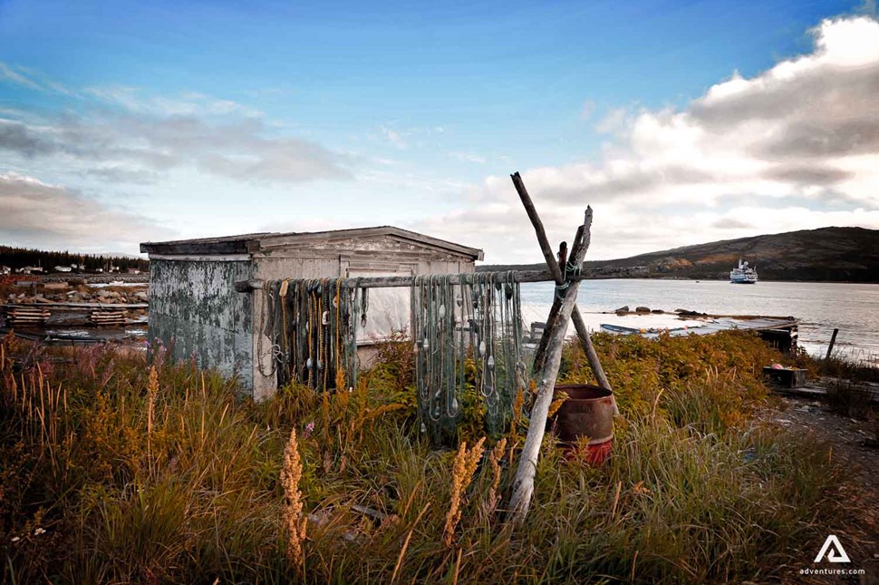 abandoned fisherman cabin in canada