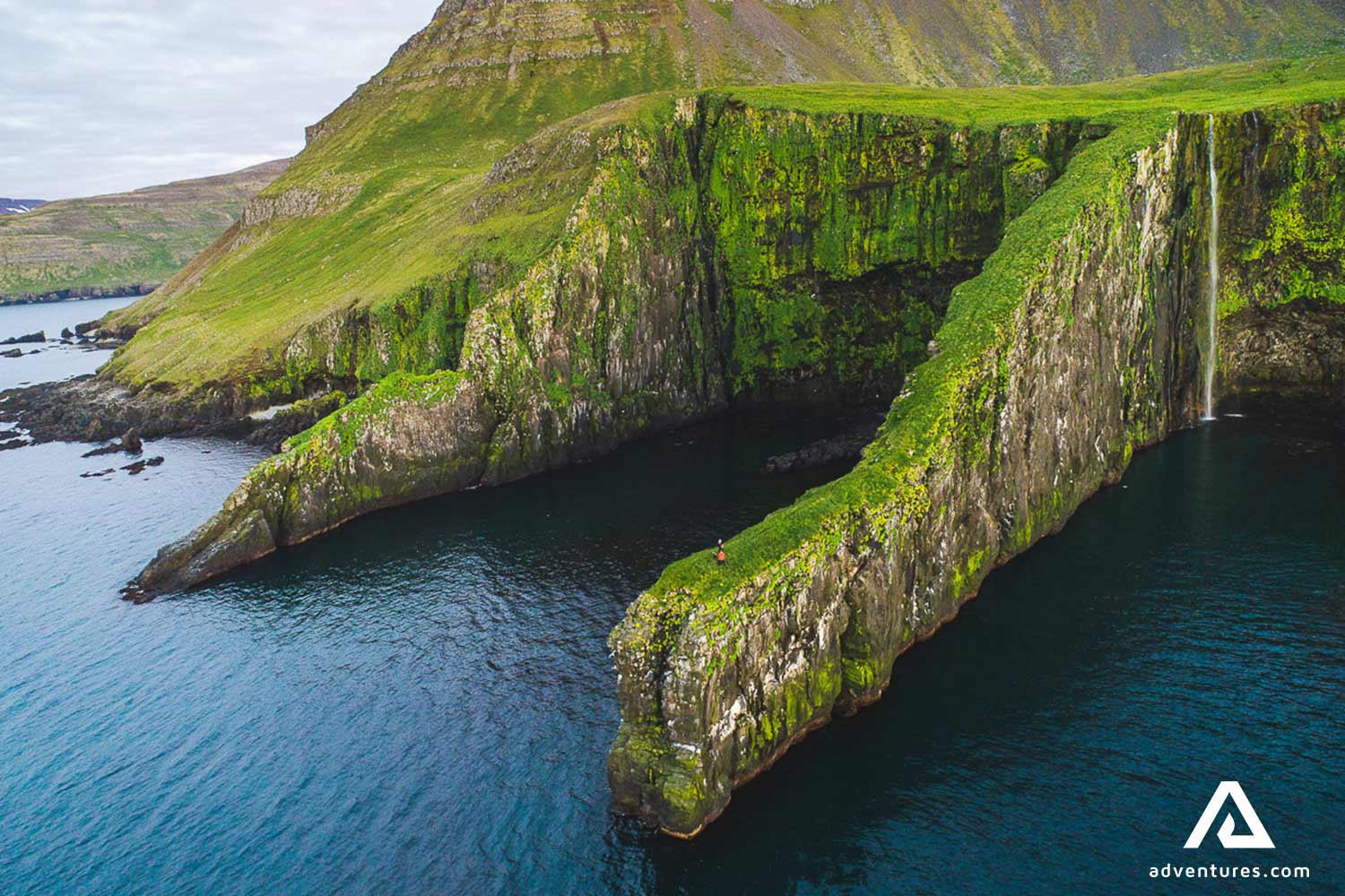 steep cliffs in westfjords hornstrandir area