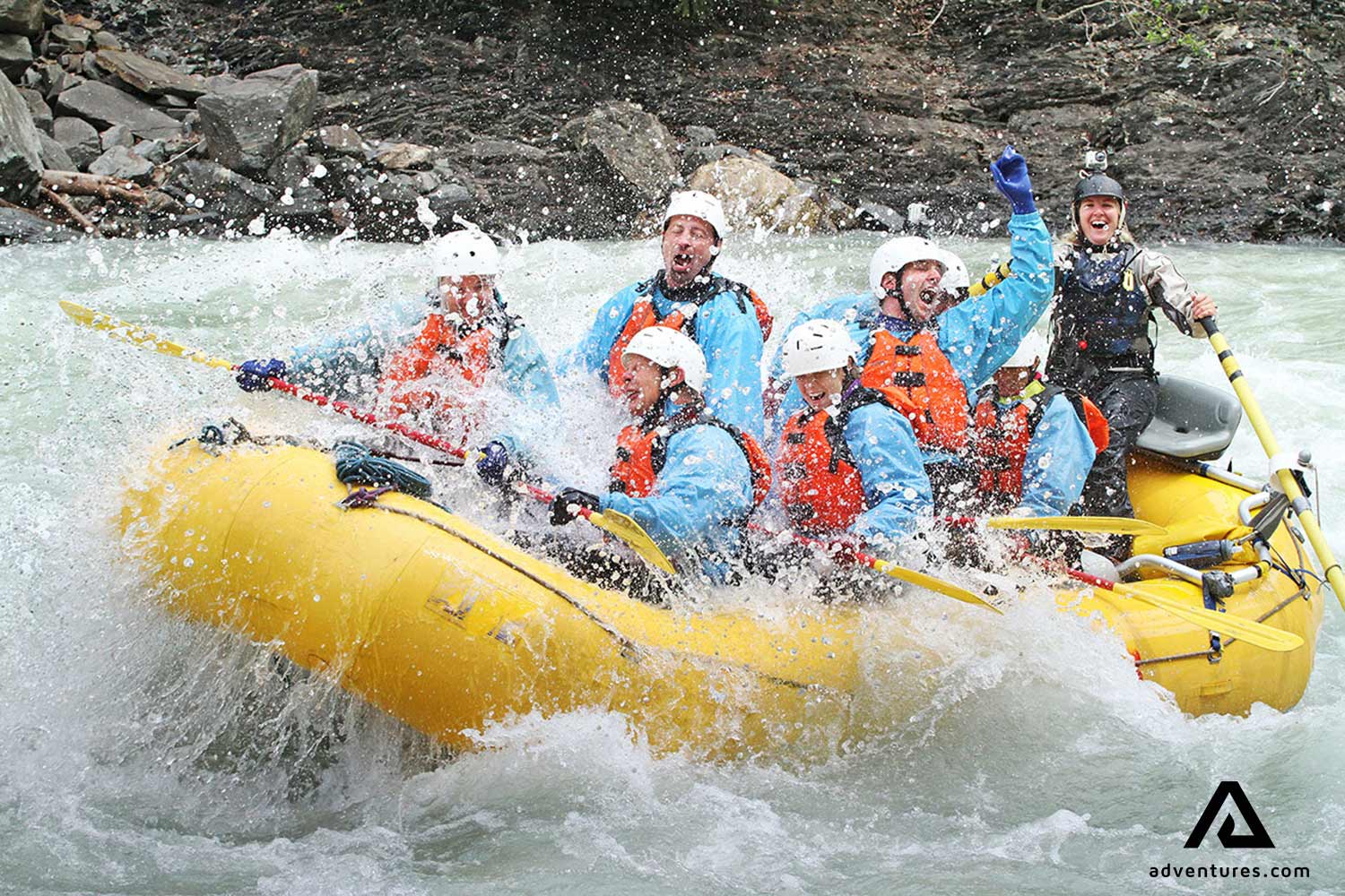 kicking horse river rafting group tour