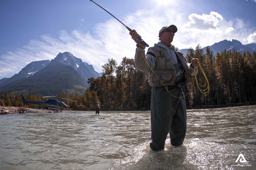 man river fishing in canada
