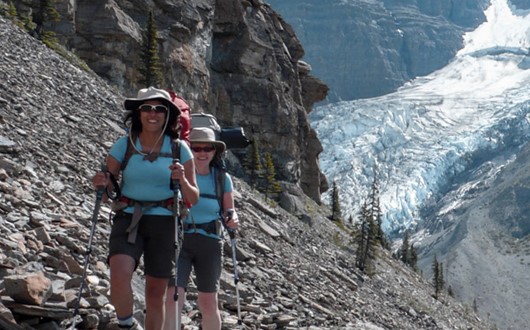 Backpacking expedition on Mount Robson