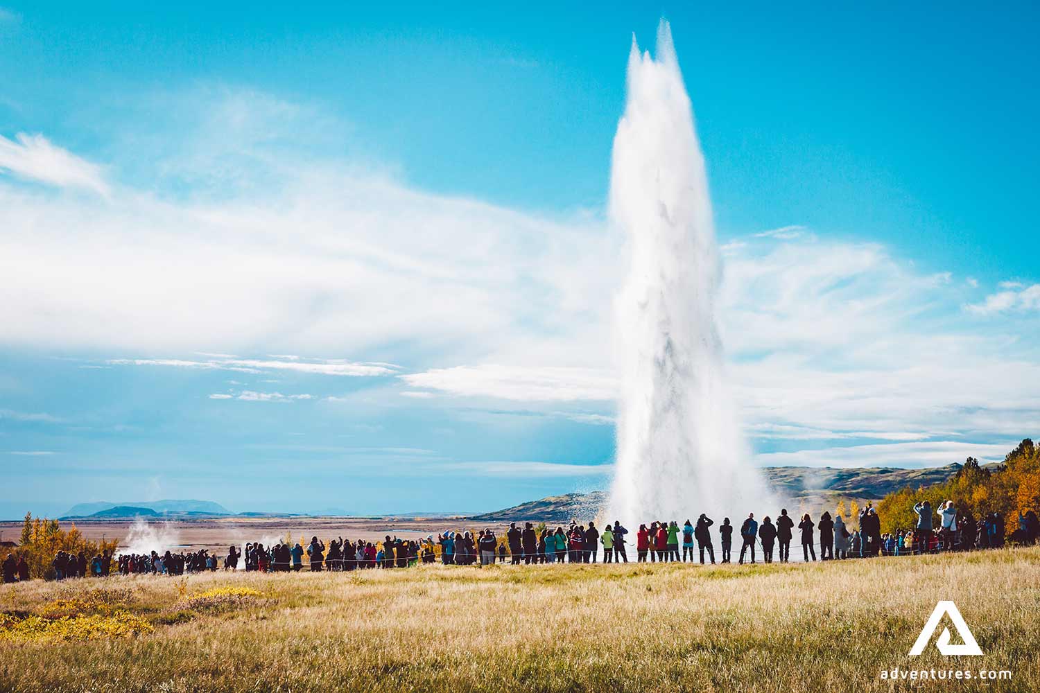 strokkur geysir eruption in iceland