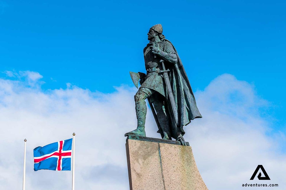 Leifur Eiriksson Statue in reykjavik