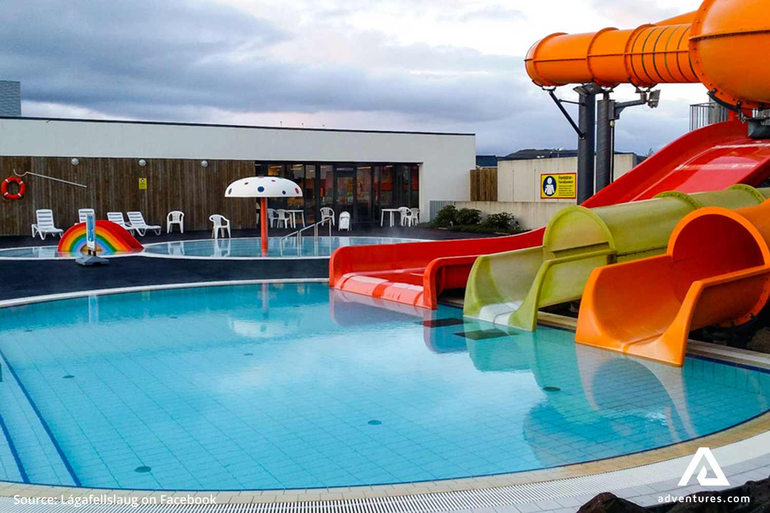 Lagafellslaug swimming pool  in mosfellsbaer