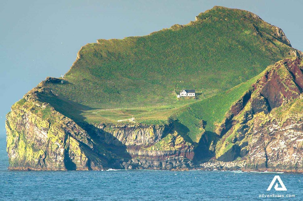 lonely house in ellidaey island westman islands
