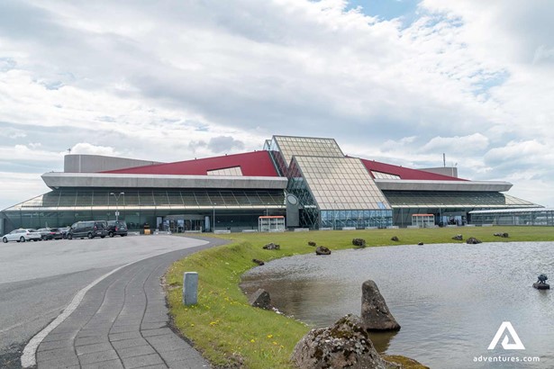 main keflavik airport building in iceland