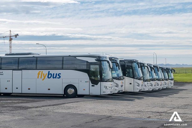 flybus in BSI bus terminal in reykjavik
