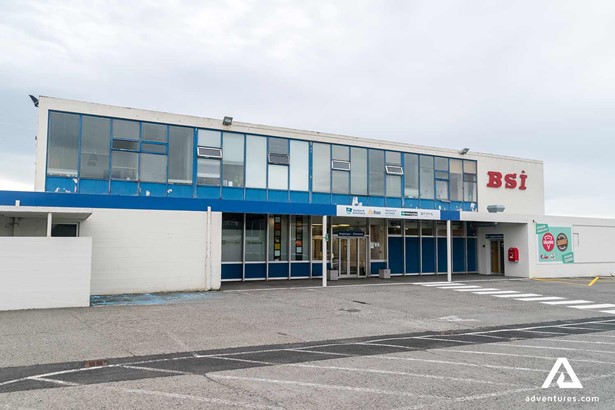 BSI bus terminal building in reykjavik