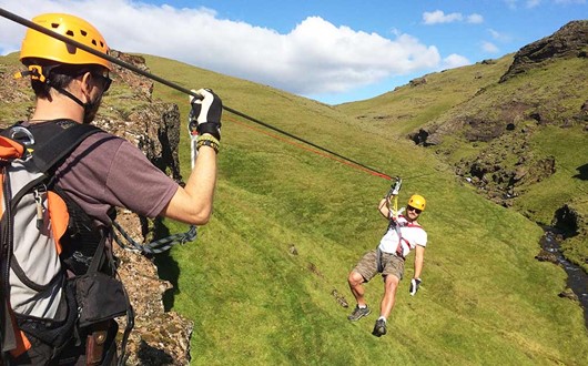 Zipline Tour from Vik - South Iceland 