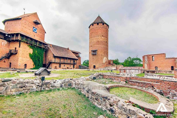 view of sigulda castle in latvia
