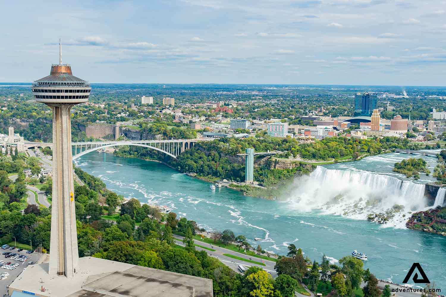 Niagara Falls Helicopter Ride & Lunch at Skylon Tower