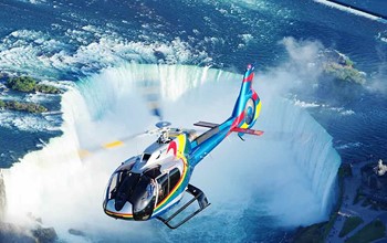 Tour of Niagara Falls in Canada – Helicopter Ride and Lunch at Skylon Tower