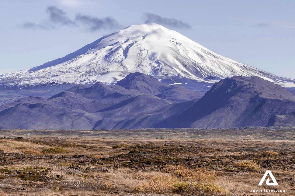 mount hekla view in iceland