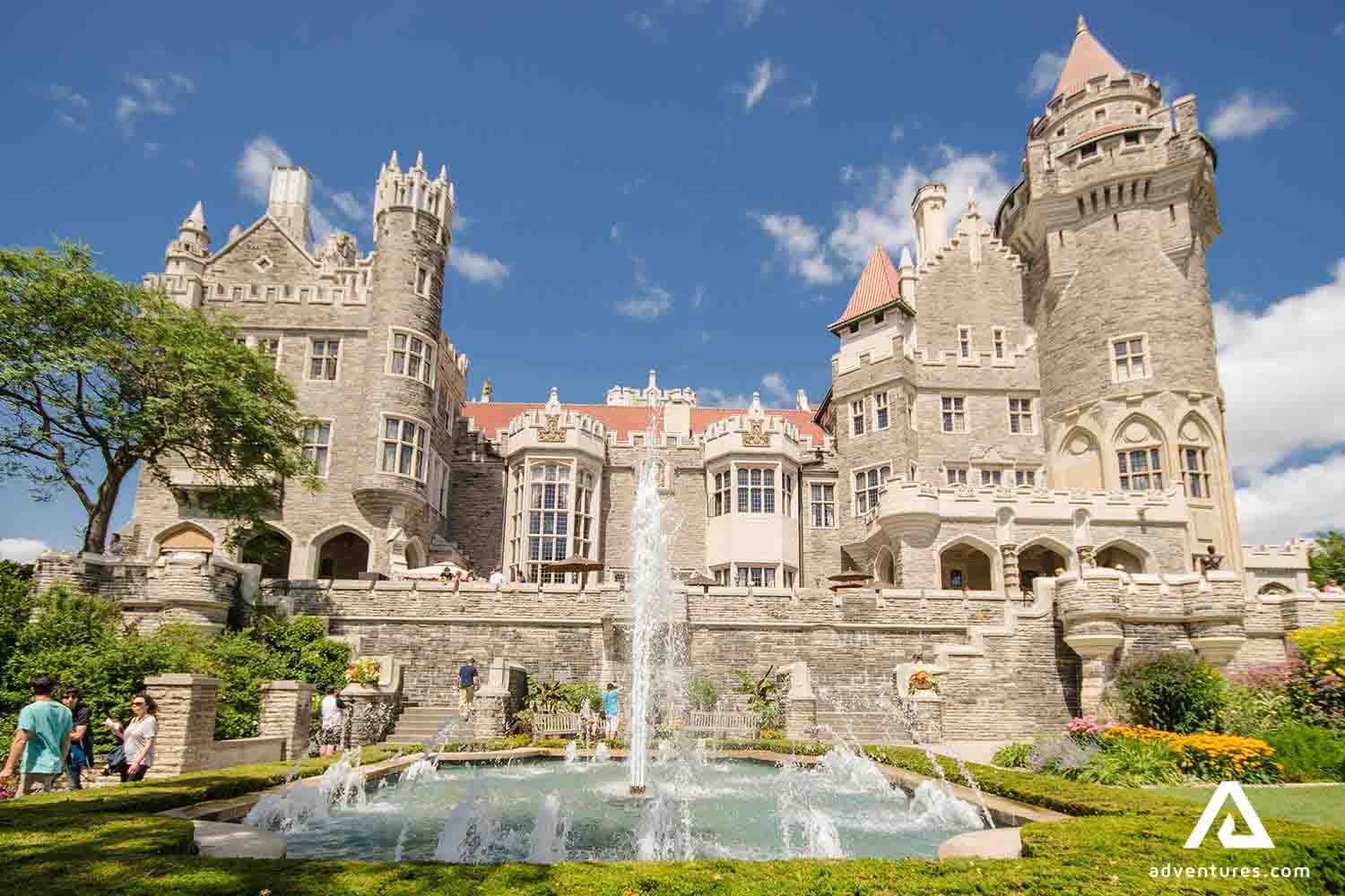 Casa Loma Castle in toronto at summer