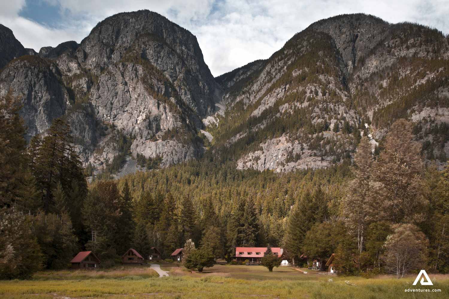 Small Hut In Mountains