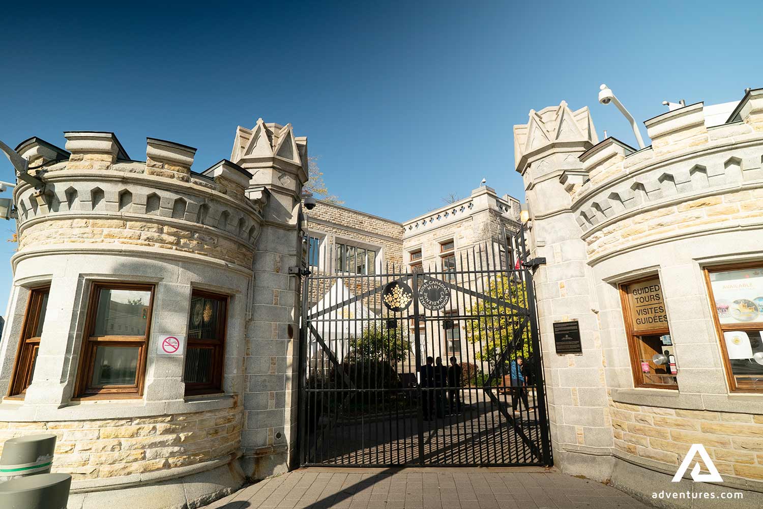 gate entrance to a unique building in ottawa