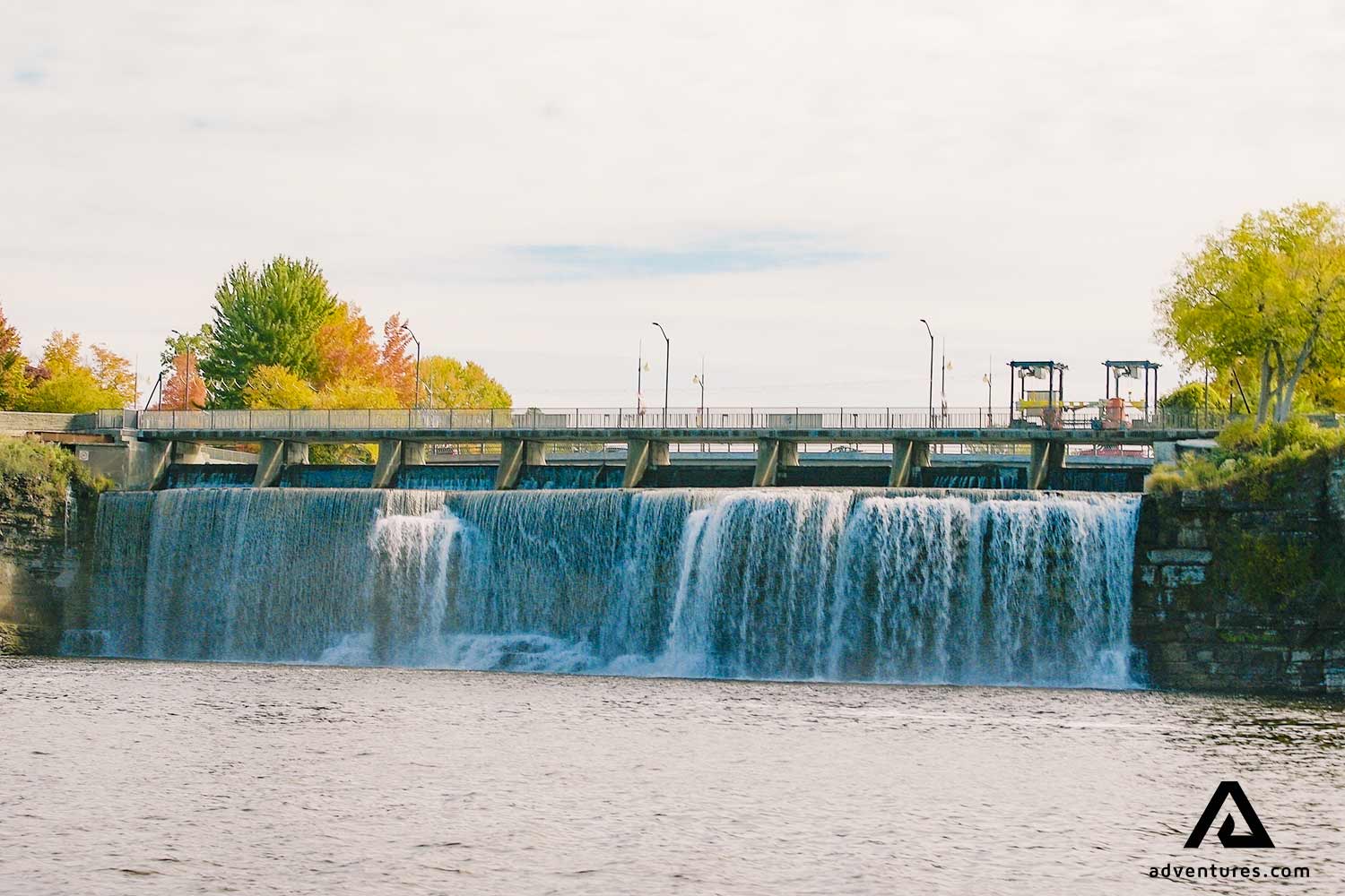 Small Dam Waterfall in ottawa