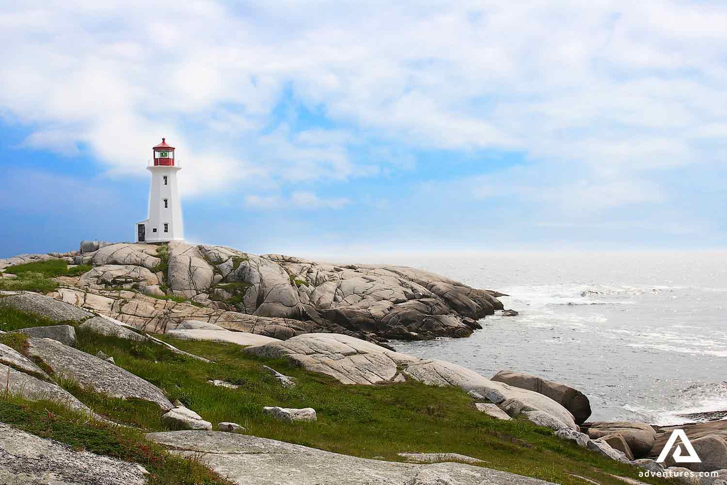 peggy cove lighthouse in nova scotia canada