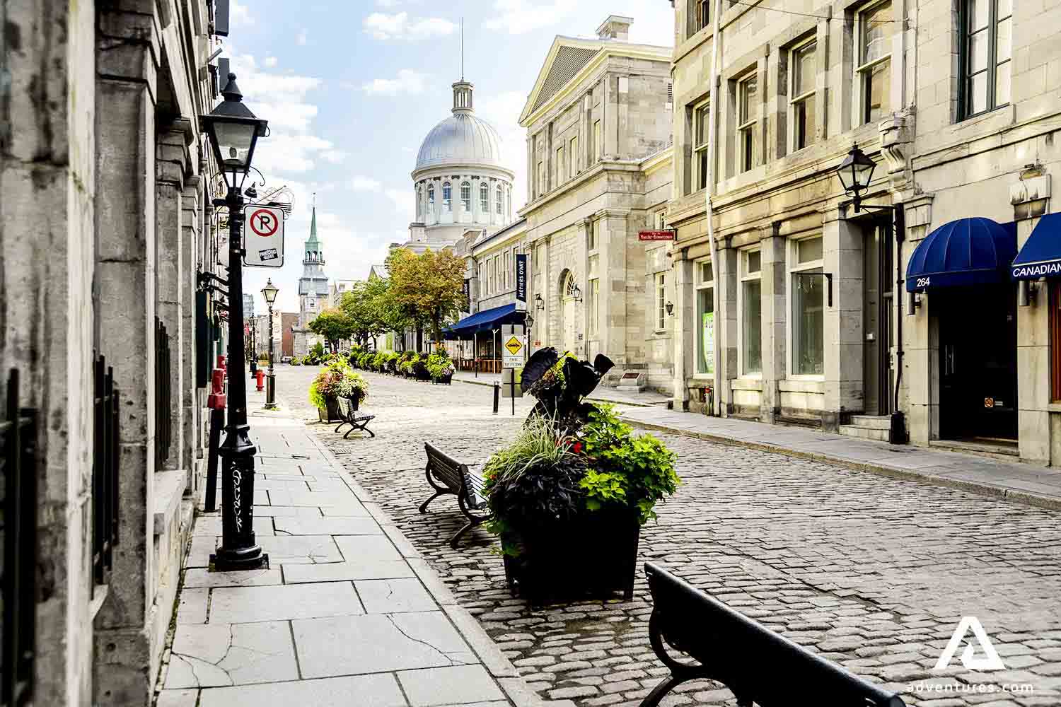 montreal old town street view