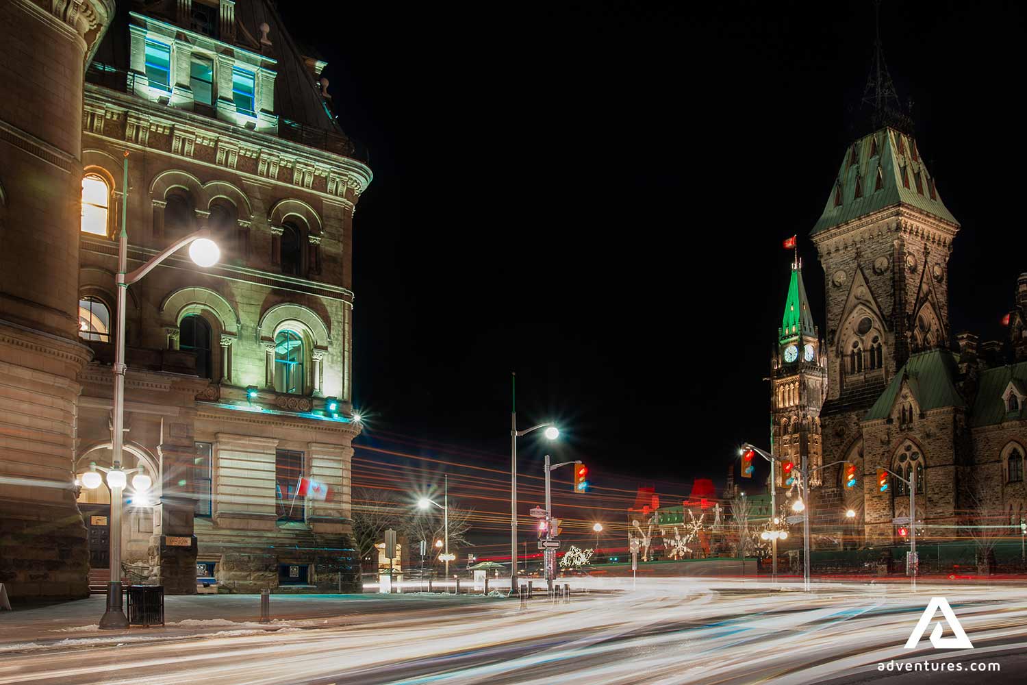 night street lights in ottawa