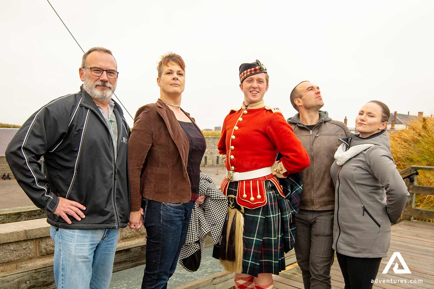 Happy Group on a Sightseeing Tour in halifax