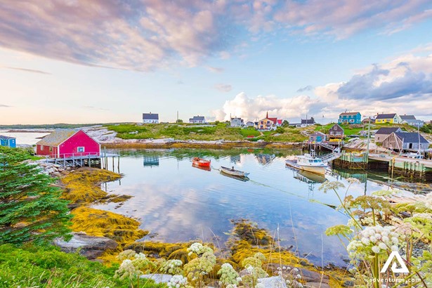 colorful Nova Scotia Peggy Cove Area