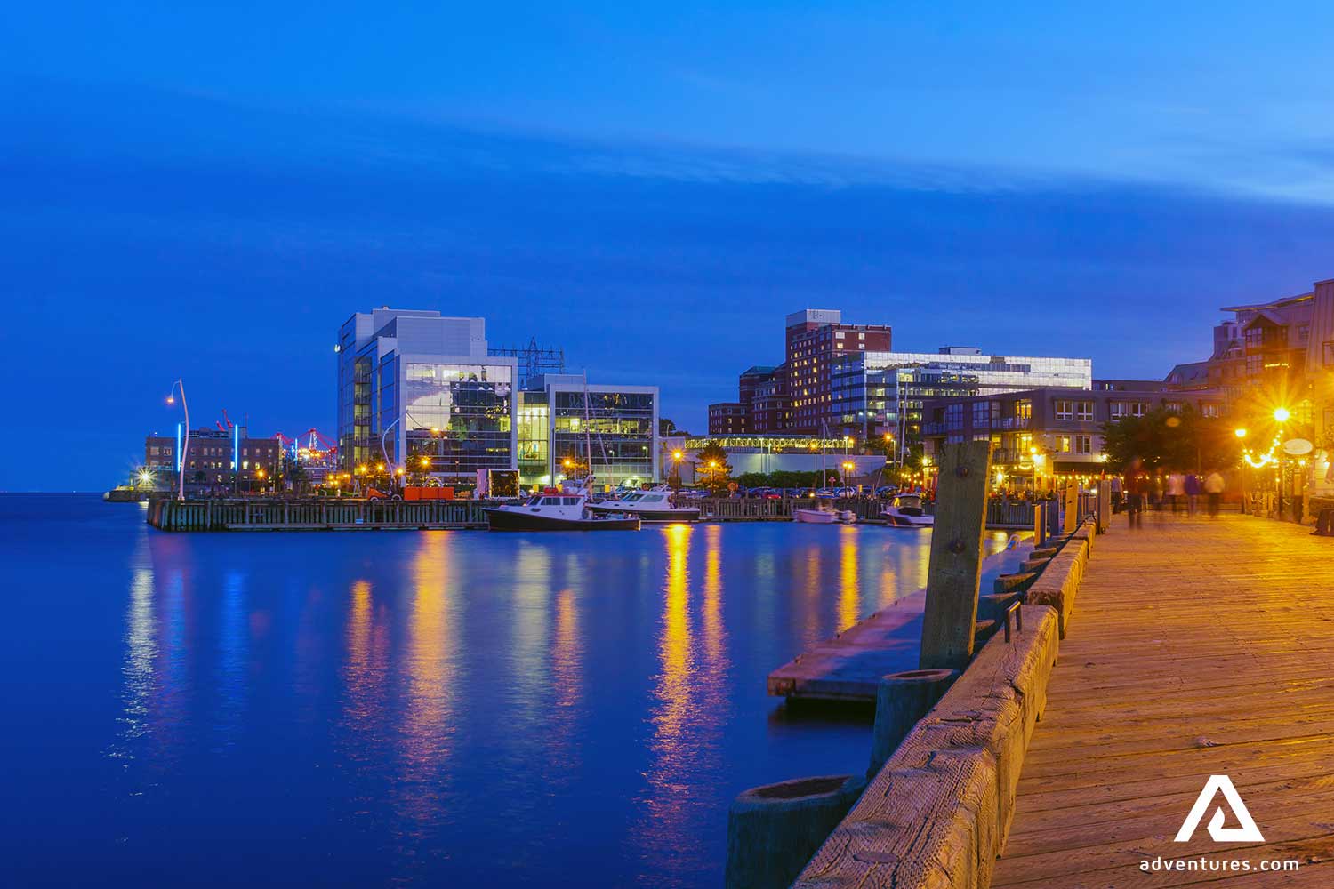 Halifax Seaside Docks at night