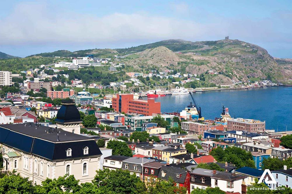 Saint John City Aerial View