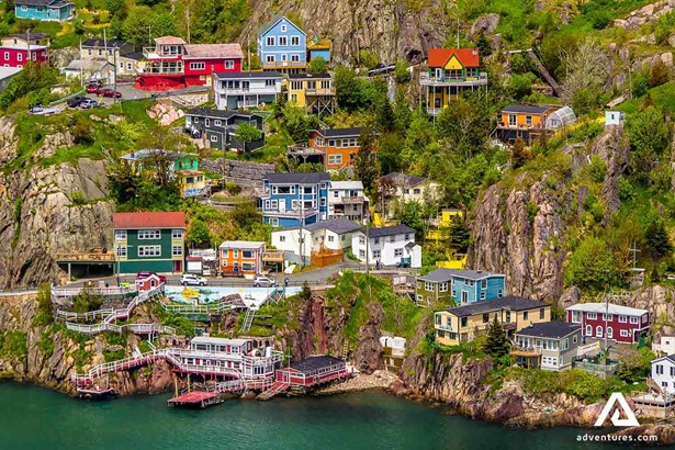  Saint John Canada Cliffs Seaside Colourful Houses