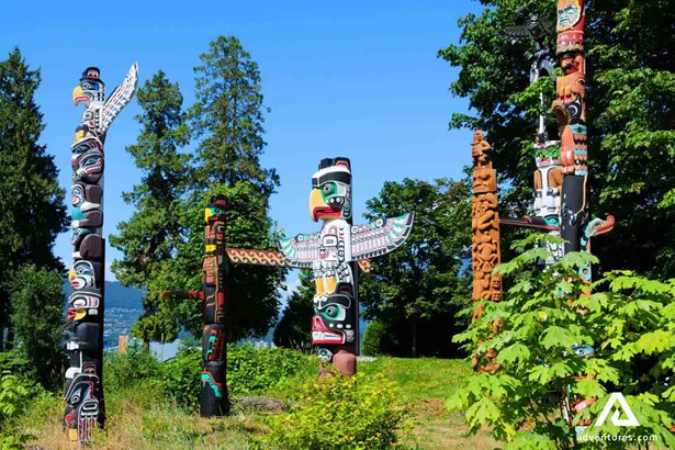 Park Monuments Near Vancouver city
