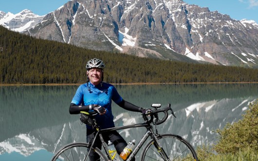 Rocky Mountain lakes cycling tour