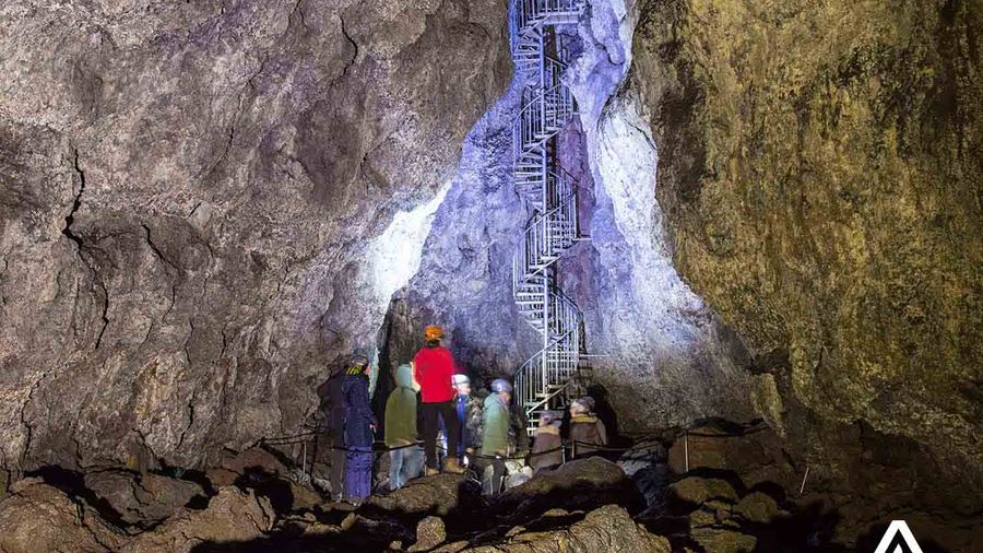 Vatnshellir Lava cave in snaefellsnes