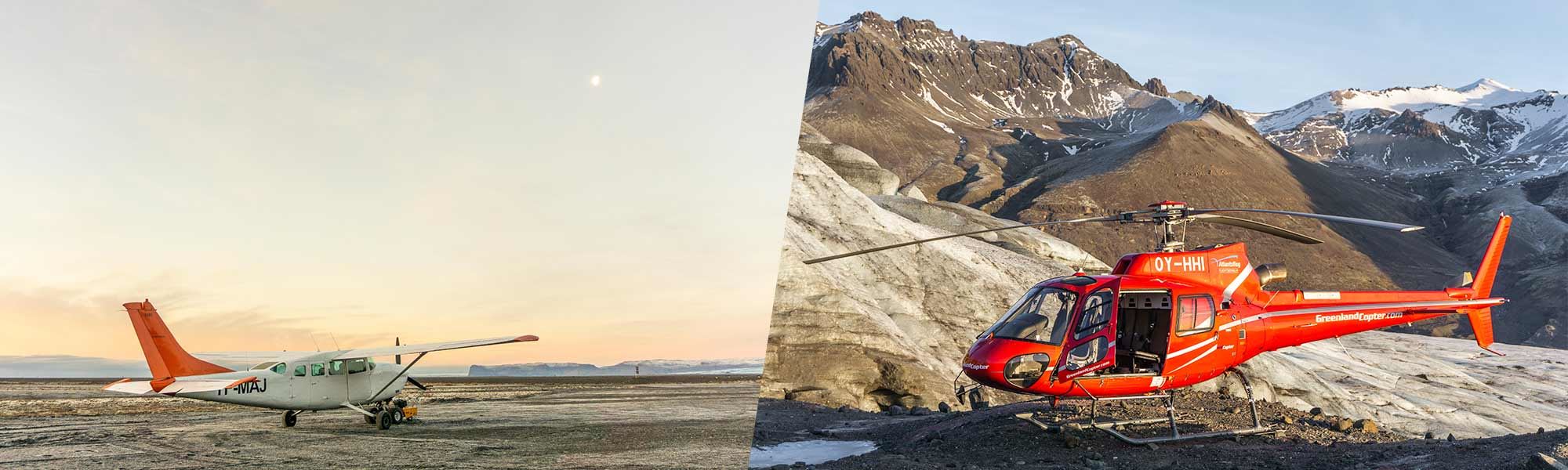 Helicopter sightseeing flights
