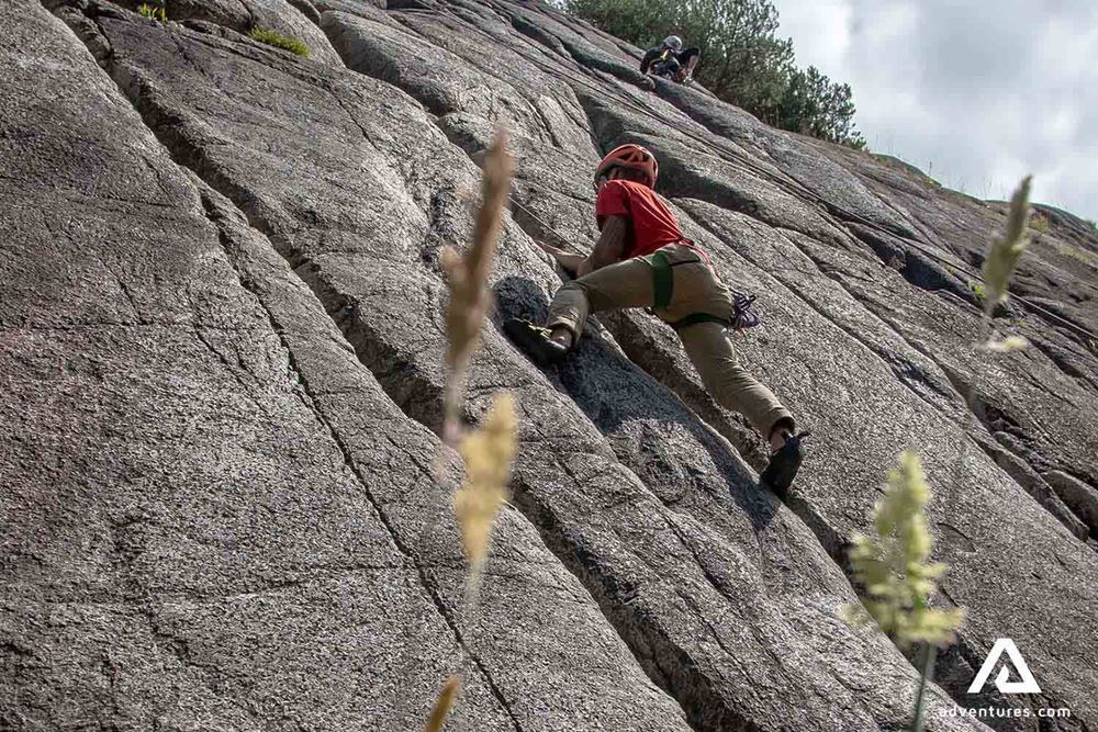 rock climbing in whistler