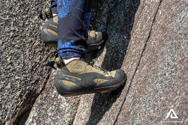 footwear for rock climbing