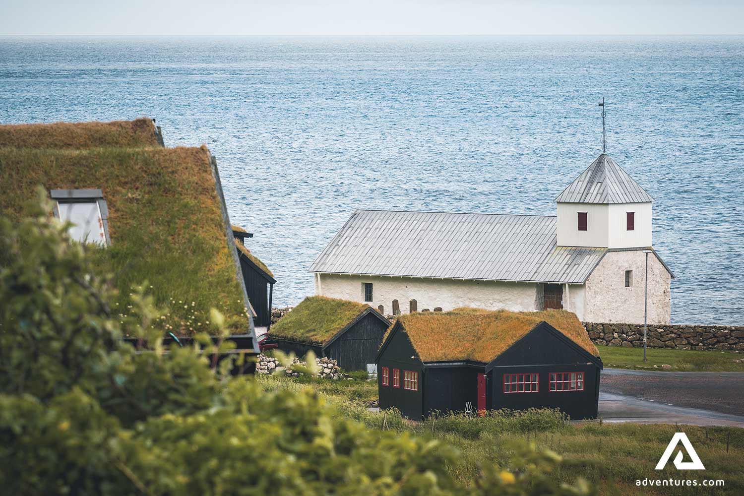 Kirkjuboargardur Church in faroe islands