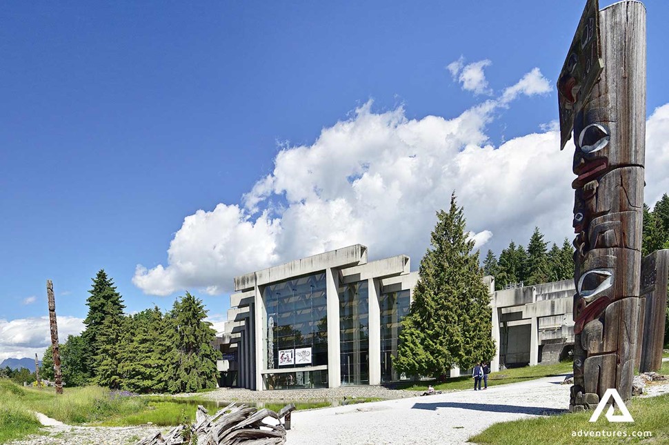 Anthropology Museum in Canada at summer