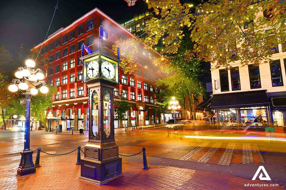 gastown steam historical clock in vancouver