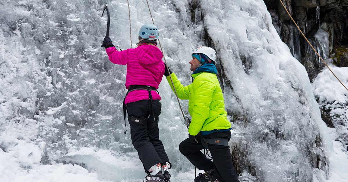 Ice Climbing Adventure Day Ice Climbing Tour