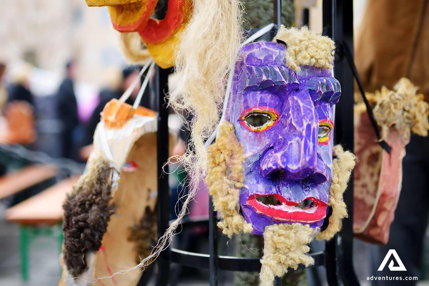uzgavenes celebration in lithuania in february