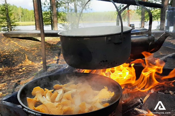 cooking mushrooms in finland