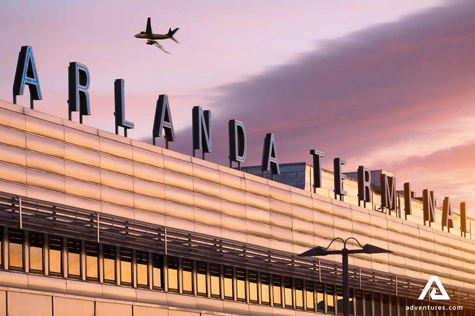 arlanda airport sign in stockholm